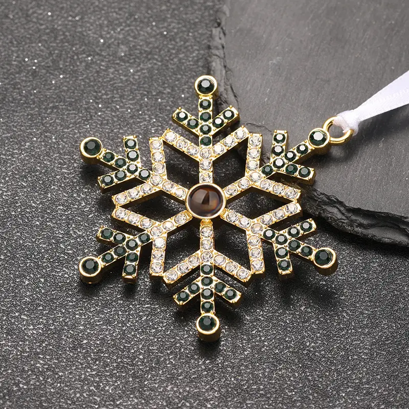 2025 Double-Sided Crystal Snowflake Photo Pendant — feature 24