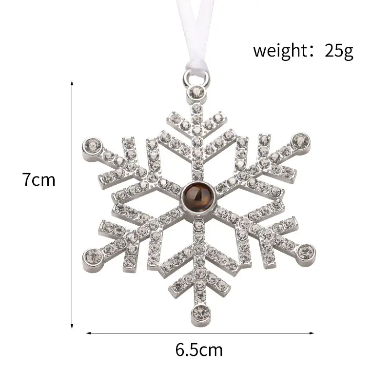 2025 Double-Sided Crystal Snowflake Photo Pendant — feature 28