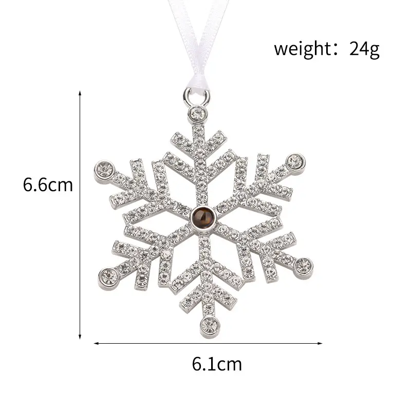 2025 Double-Sided Crystal Snowflake Photo Pendant — feature 29