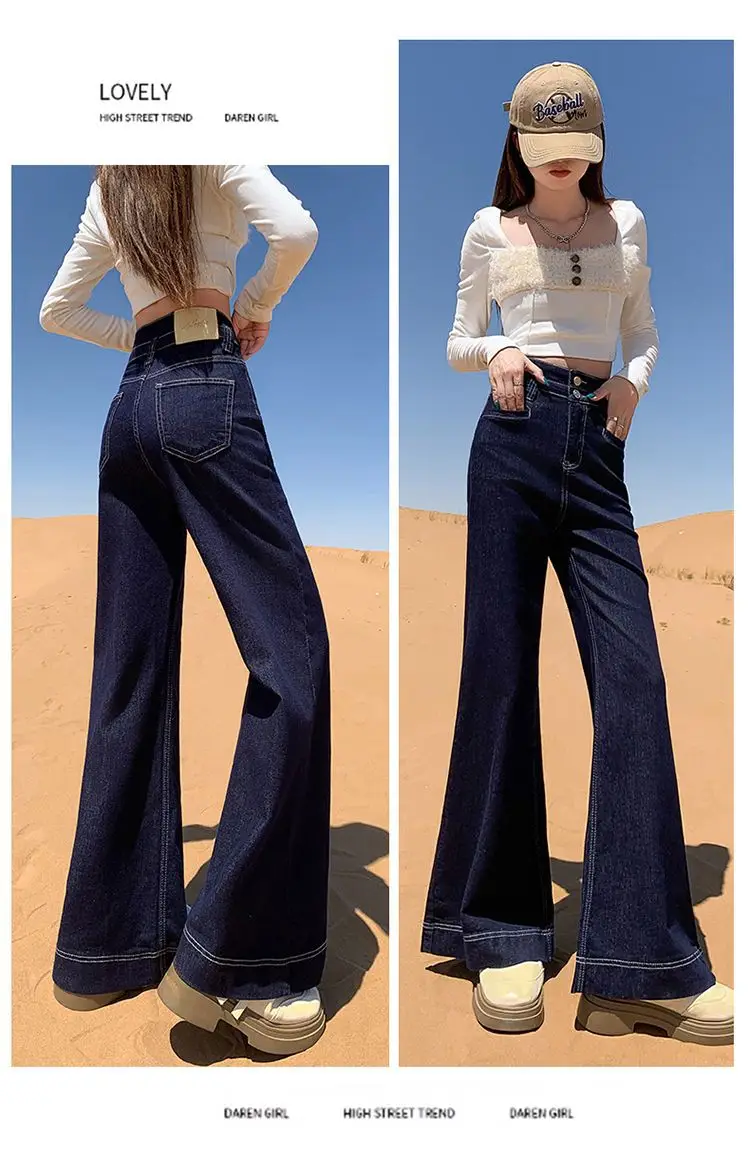 Dark Blue Wide Leg Jeans Plus Size 2024 — feature 20