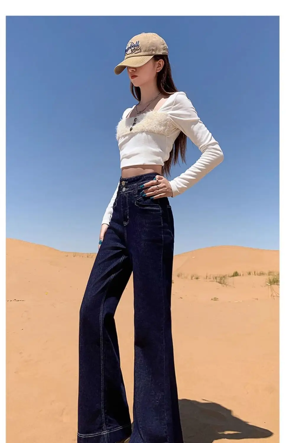 Dark Blue Wide Leg Jeans Plus Size 2024 — feature 21