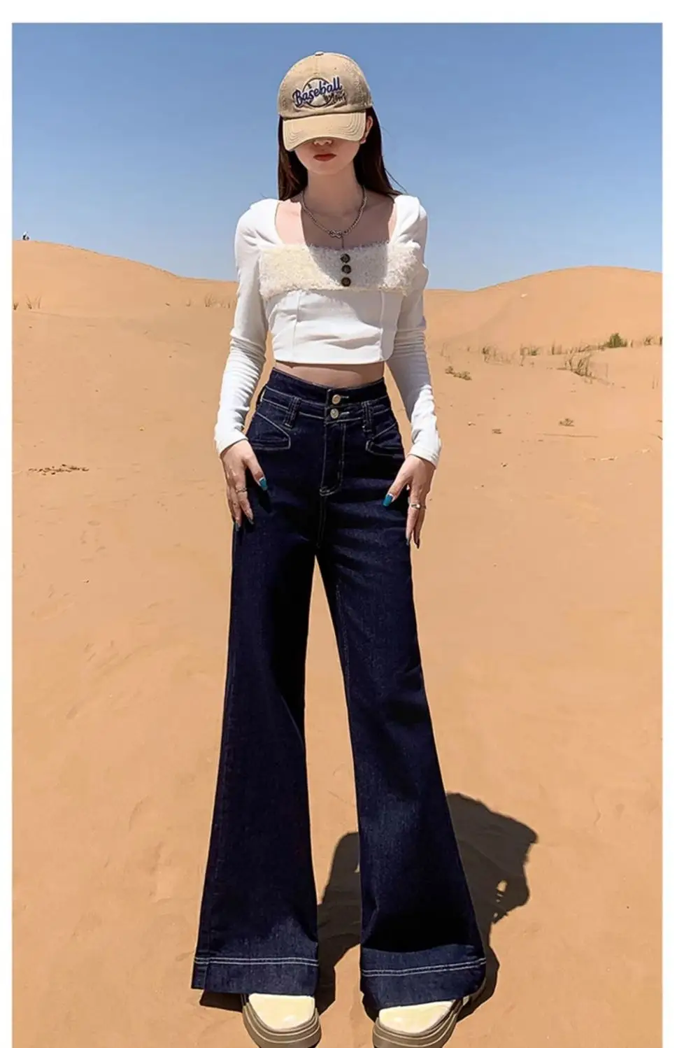 Dark Blue Wide Leg Jeans Plus Size 2024 — feature 25