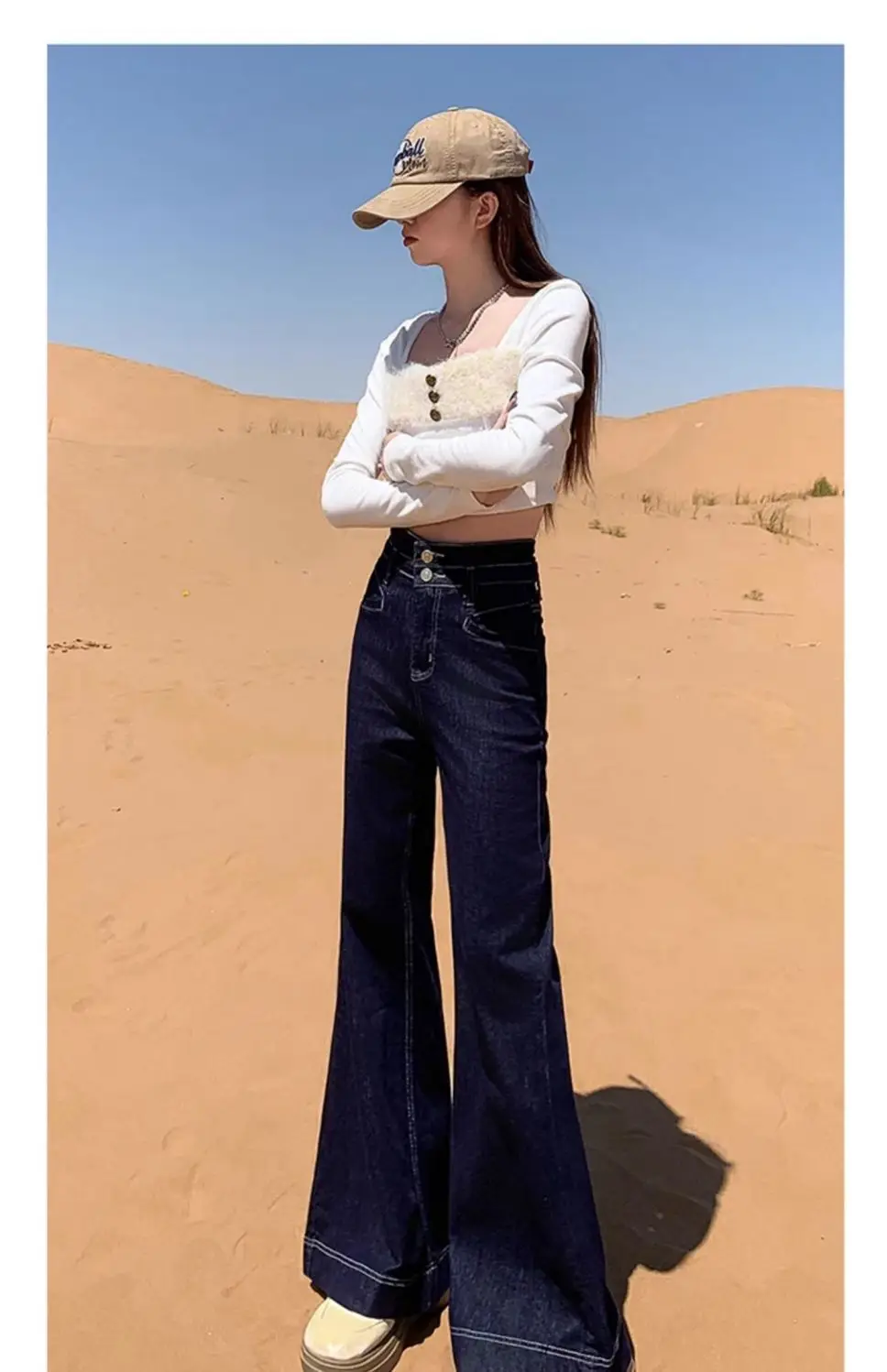 Dark Blue Wide Leg Jeans Plus Size 2024 — feature 30