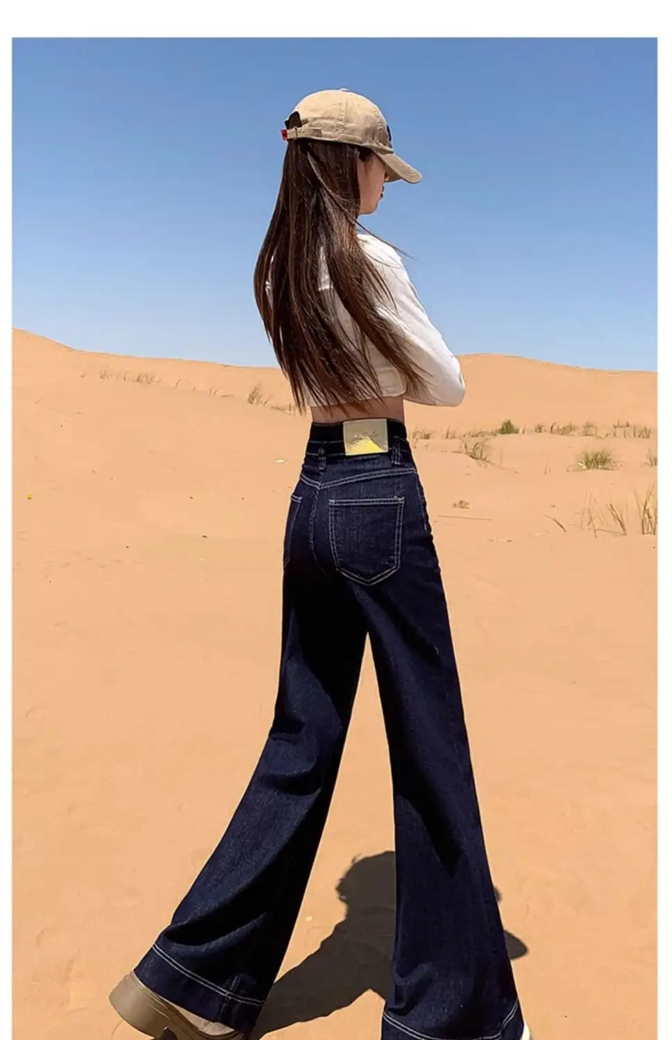 Dark Blue Wide Leg Jeans Plus Size 2024 — feature 32