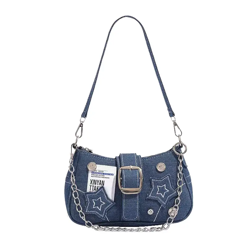 Star Design Shoulder Bag for Girls Black Pink — feature 8
