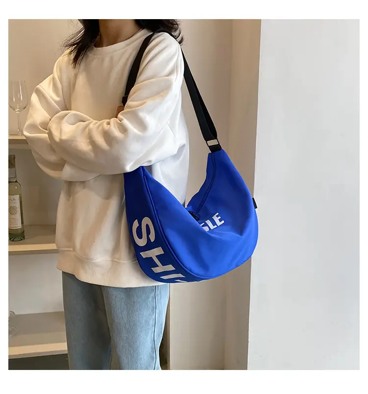 Red Crossbody Bag with "SLE" Print for Women — feature 19
