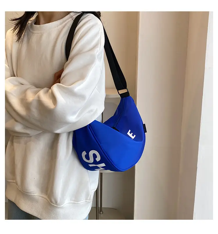 Red Crossbody Bag with "SLE" Print for Women — feature 22