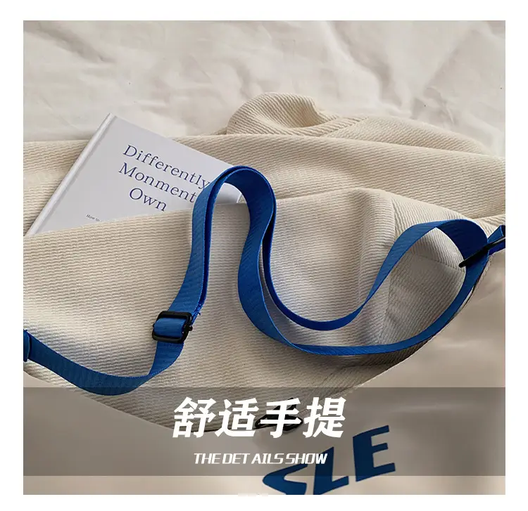 Red Crossbody Bag with "SLE" Print for Women — feature 8