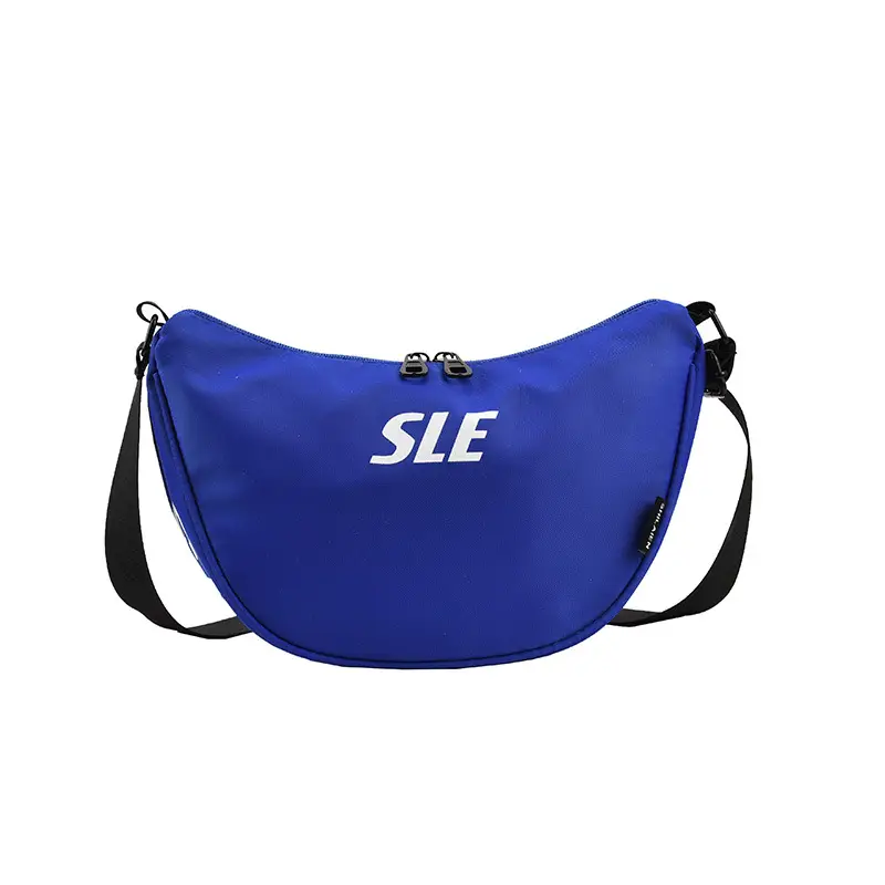 Red Crossbody Bag with "SLE" Print for Women - Image 11