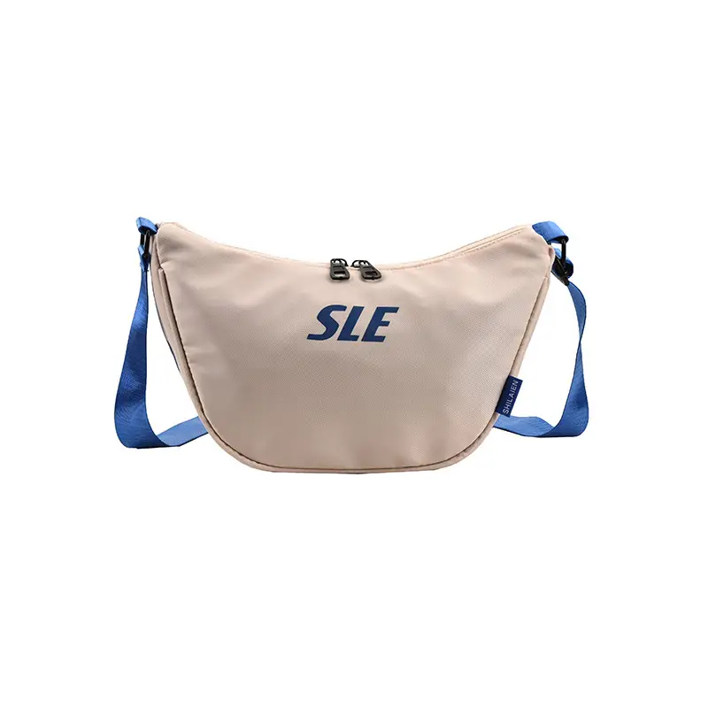 Red Crossbody Bag with "SLE" Print for Women - Image 7