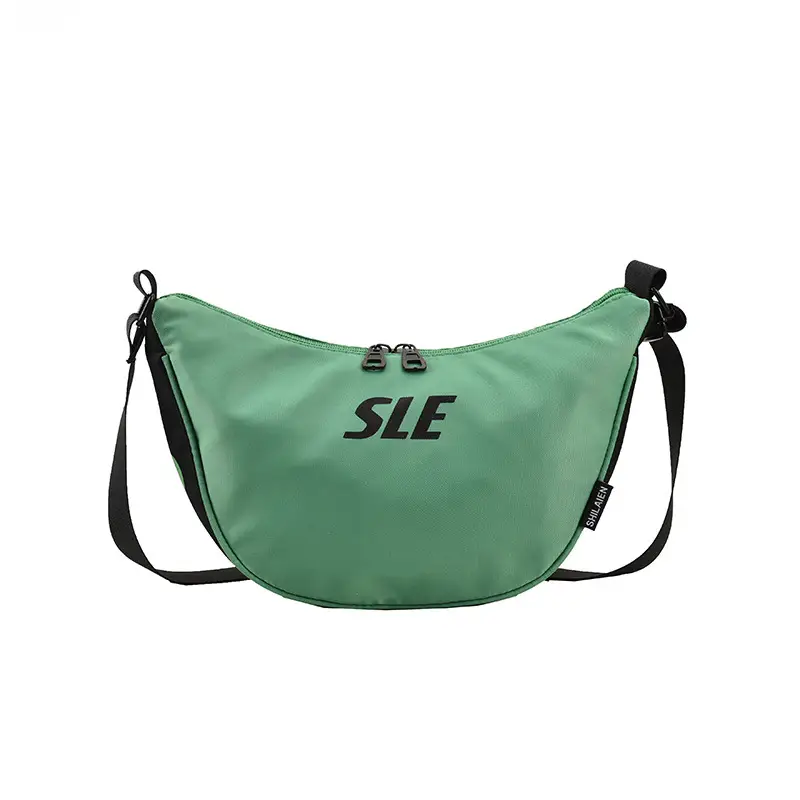 Red Crossbody Bag with "SLE" Print for Women - Image 9