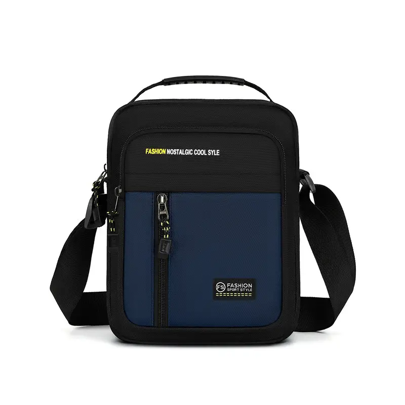 Men's Black Waterproof Crossbody Shoulder Bag - Image 9