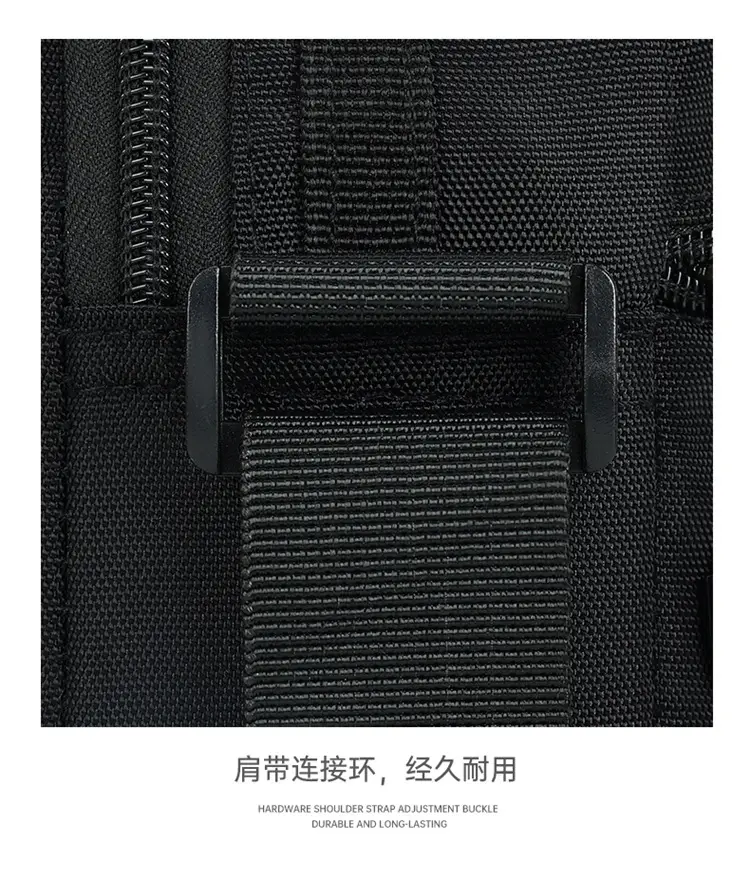 Men's Black Waterproof Crossbody Shoulder Bag — feature 7
