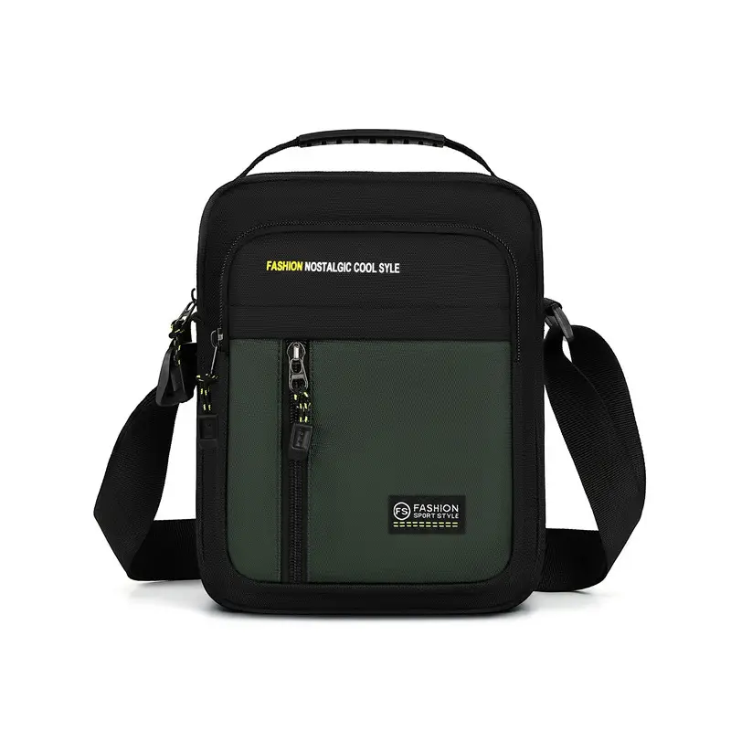 Men's Black Waterproof Crossbody Shoulder Bag - Image 2