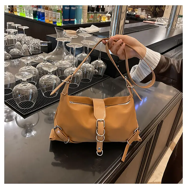 Black French Niche Shoulder Bag for Women — feature 14