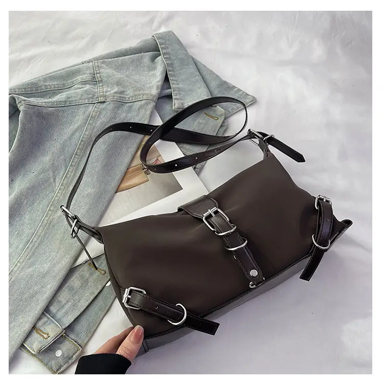 Black French Niche Shoulder Bag for Women — feature 20