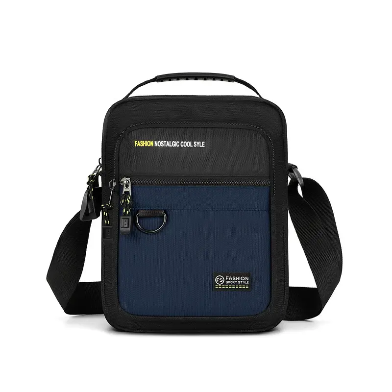Men's Green Crossbody Bag with Phone Pocket - Image 9