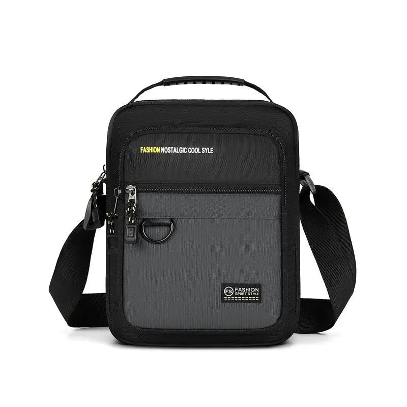 Men's Green Crossbody Bag with Phone Pocket - Image 3