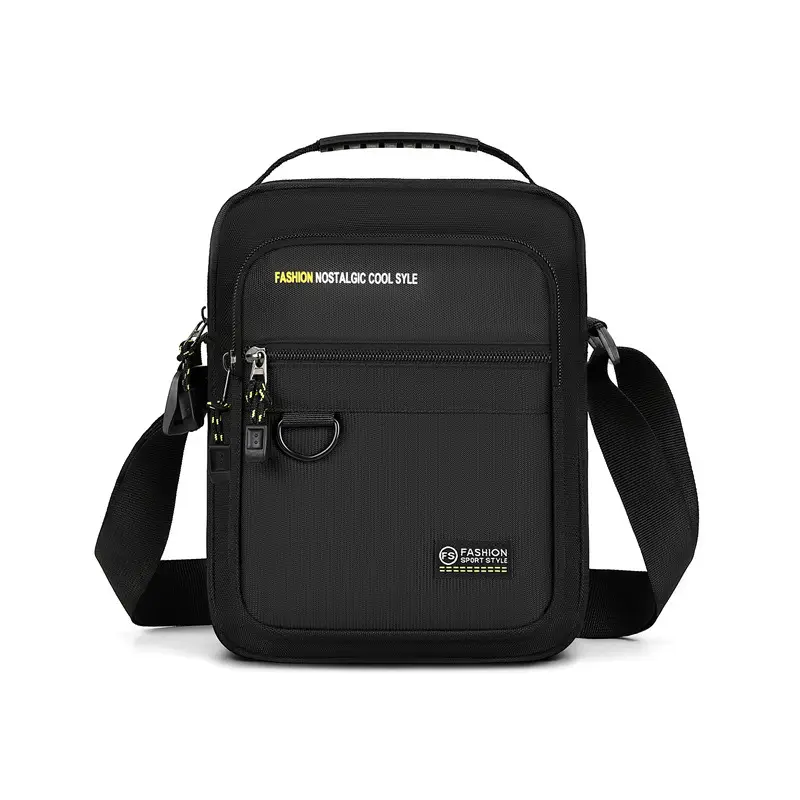 Men's Green Crossbody Bag with Phone Pocket - Image 4