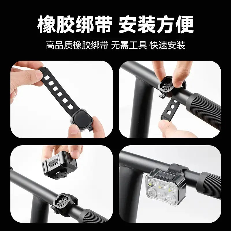 Bicycle LED Headlight for Night Riding