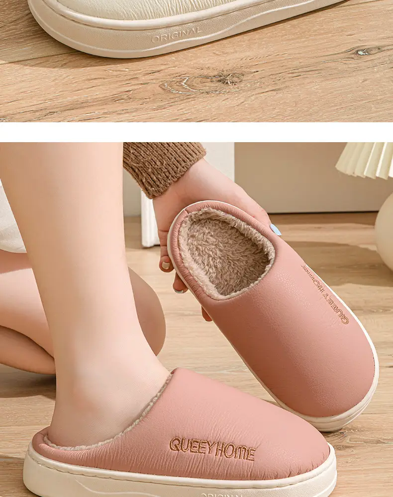 Warm Fleece Lined Elderly Slippers White Winter 2025 β feature 13