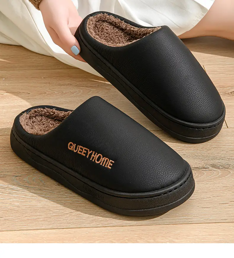 Warm Fleece Lined Elderly Slippers White Winter 2025 β feature 16