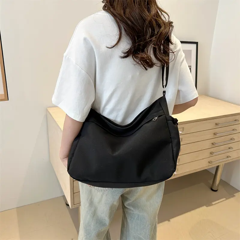 Men Korean Style Messenger Bag Large Capacity Grey