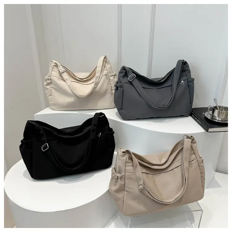 Men Korean Style Messenger Bag Large Capacity Grey — feature 21