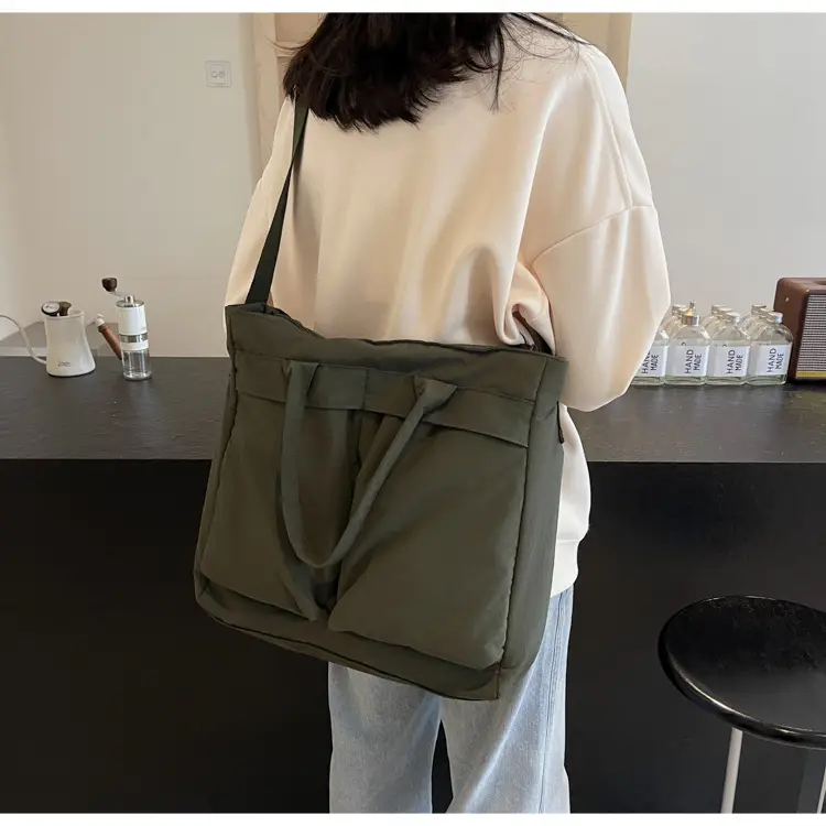 Women's Large Capacity Tan Crossbody Bag 2024 — feature 11