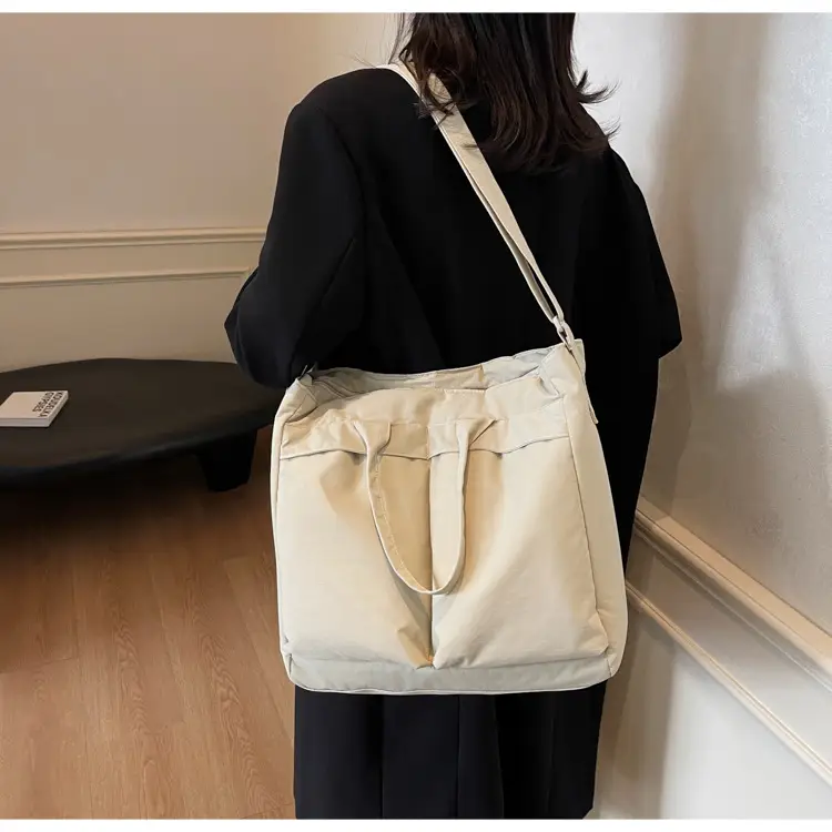Women's Large Capacity Tan Crossbody Bag 2024 — feature 17