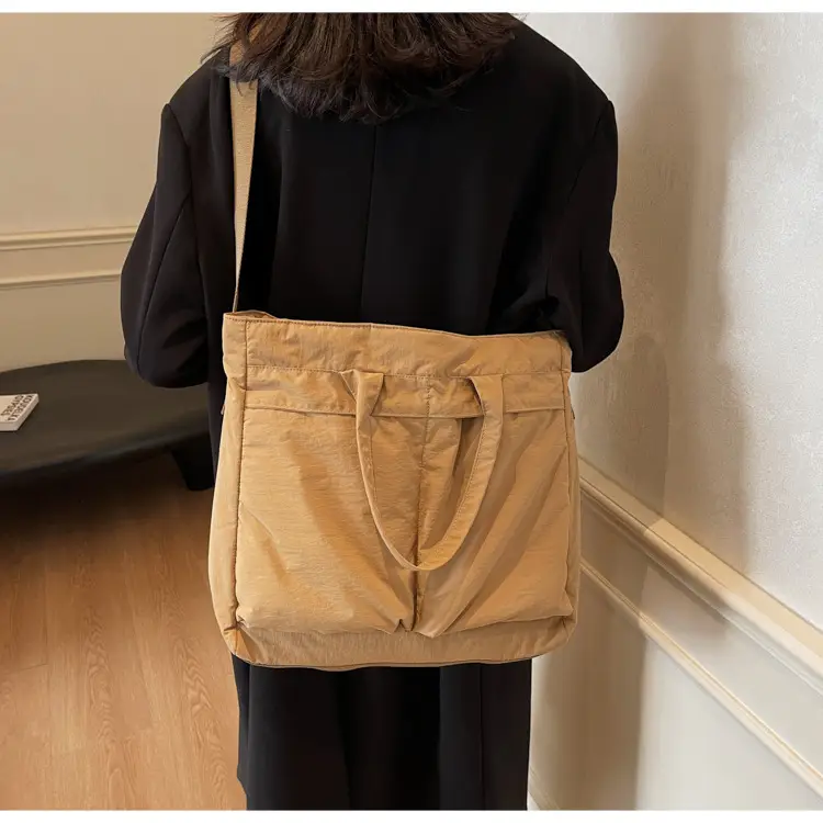 Women's Large Capacity Tan Crossbody Bag 2024 — feature 23