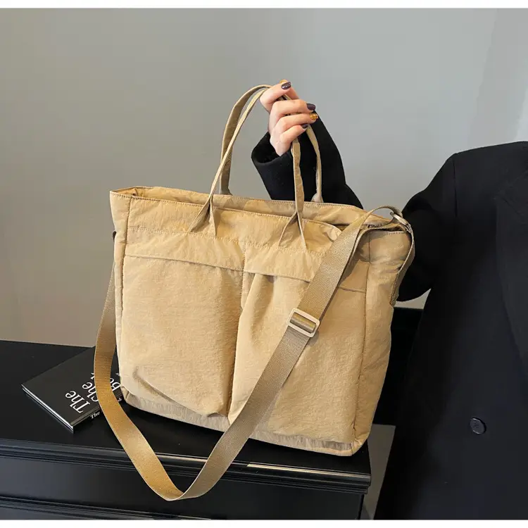 Women's Large Capacity Tan Crossbody Bag 2024 — feature 33