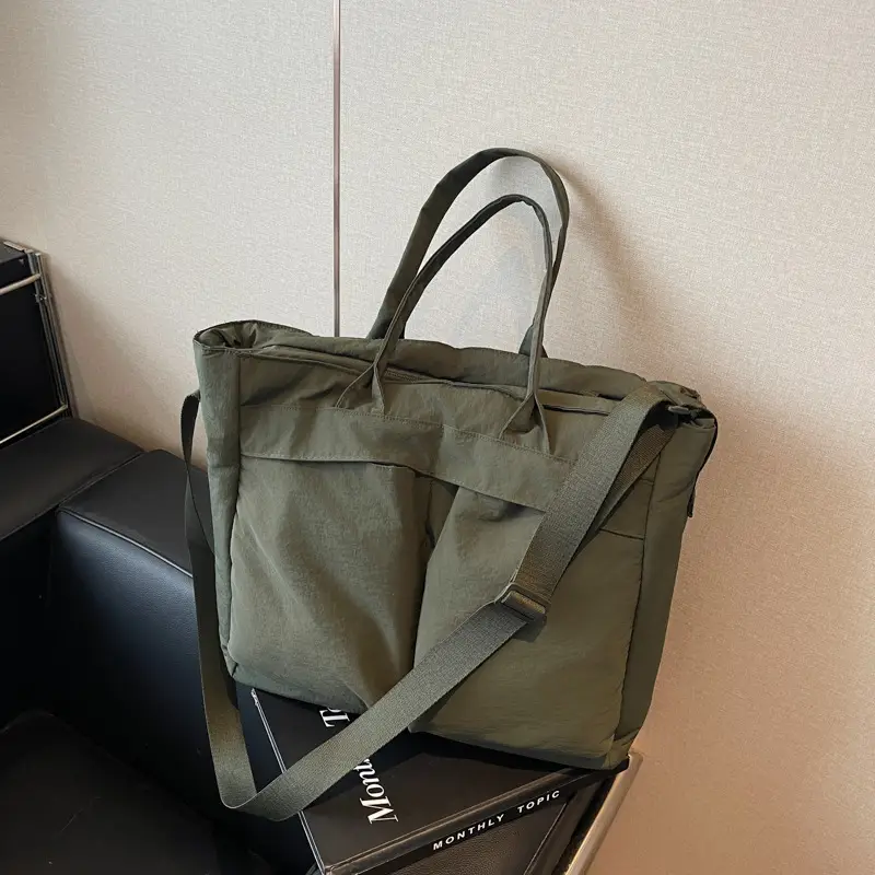Women's Large Capacity Tan Crossbody Bag 2024 - Image 3