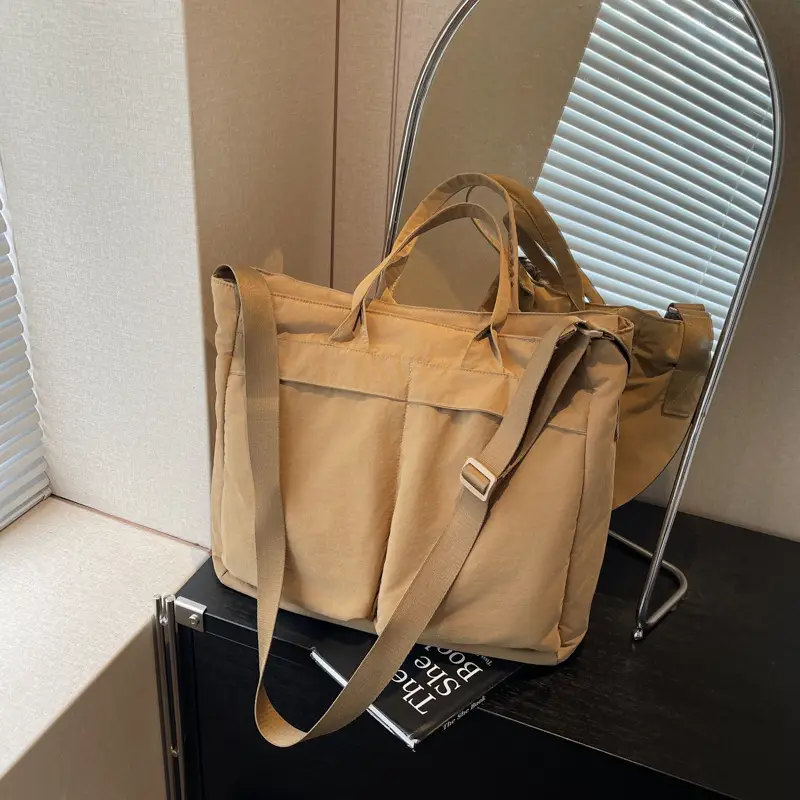 Women's Large Capacity Tan Crossbody Bag 2024 - Image 4