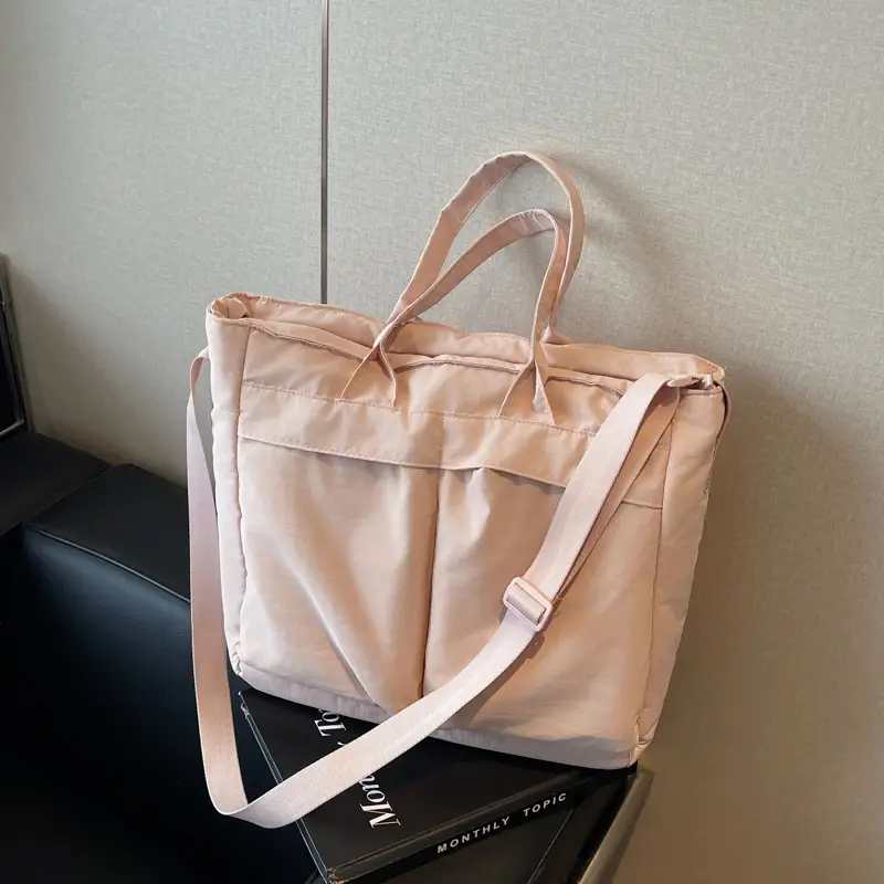 Women's Large Capacity Tan Crossbody Bag 2024 - Image 6