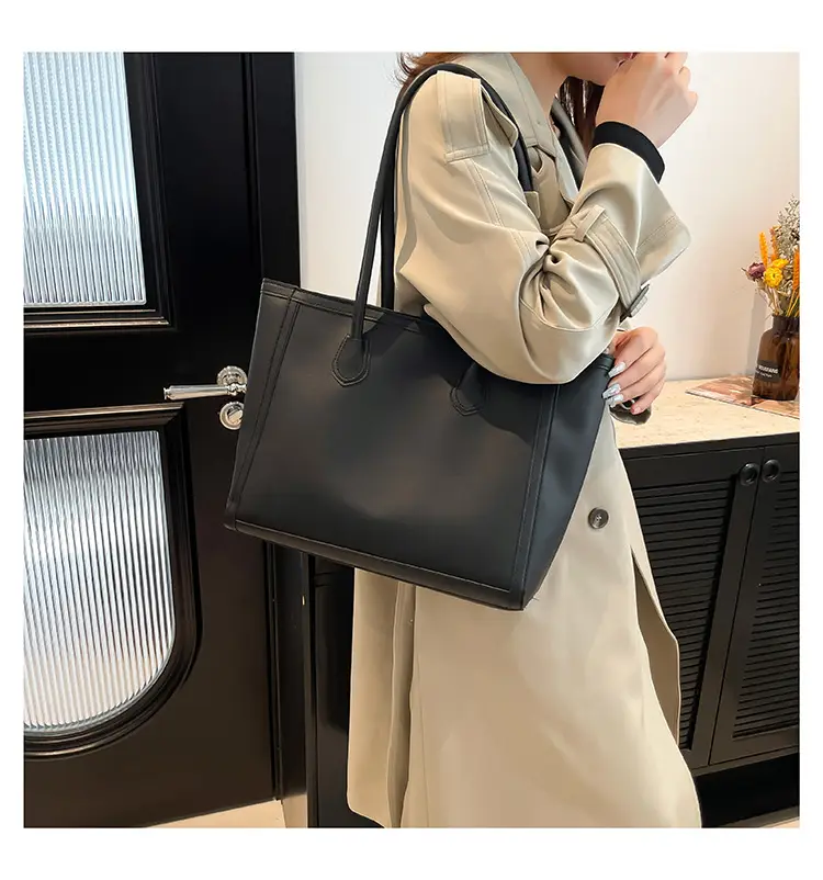 Large Capacity Korean Style Women's Brown Tote Bag β feature 20