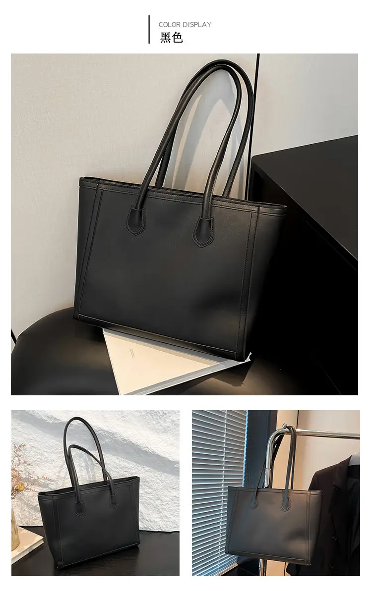 Large Capacity Korean Style Women's Brown Tote Bag β feature 23