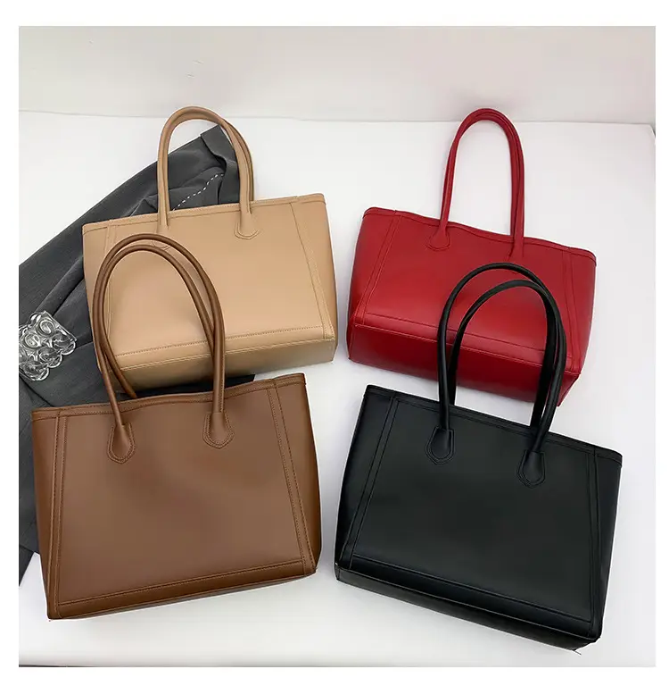 Large Capacity Korean Style Women's Brown Tote Bag β feature 9