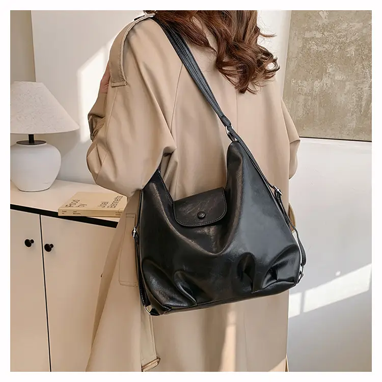 Women's Korean Style Shoulder Bag Large Capacity Brown — feature 13
