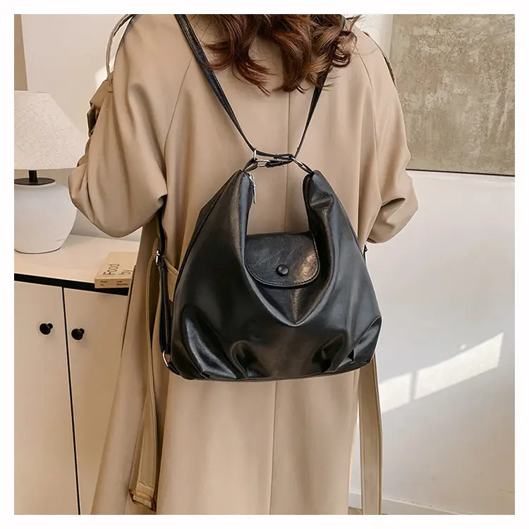 Women's Korean Style Shoulder Bag Large Capacity Brown — feature 15