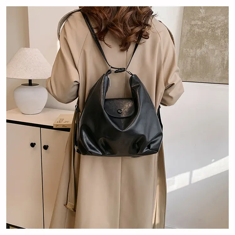 Women's Korean Style Shoulder Bag Large Capacity Brown — feature 16