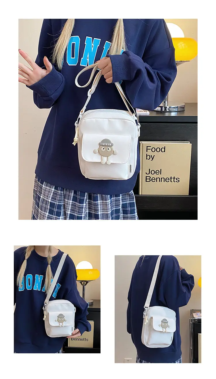 Cute Cartoon Crossbody Bag for Girls Students — feature 11