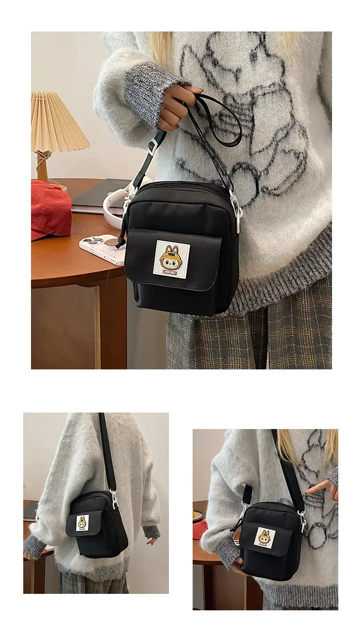 Cute Cartoon Crossbody Bag for Girls Students — feature 13