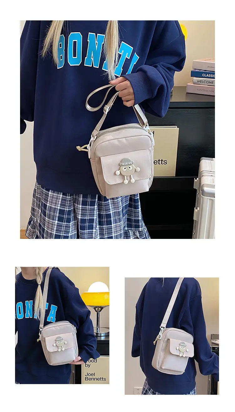 Cute Cartoon Crossbody Bag for Girls Students — feature 14