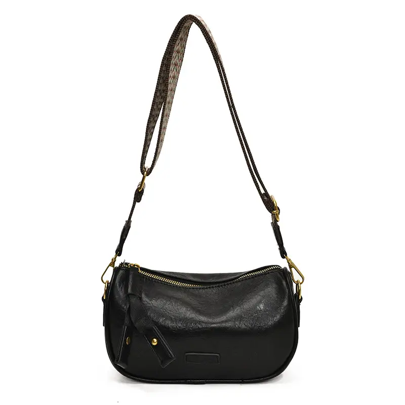 2024 Small Messenger Bag Women Brown Black White - Image 10