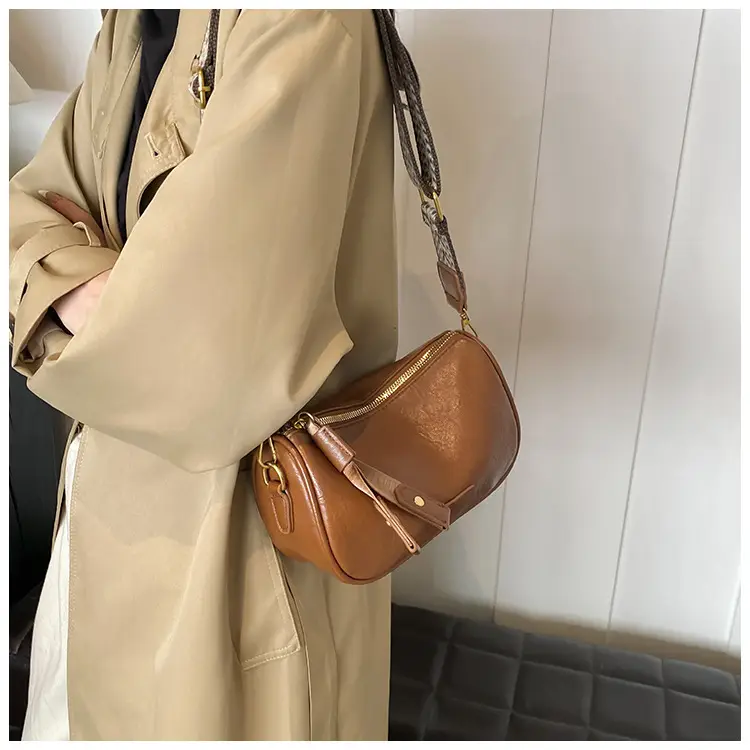 2024 Small Messenger Bag Women Brown Black White — feature 19