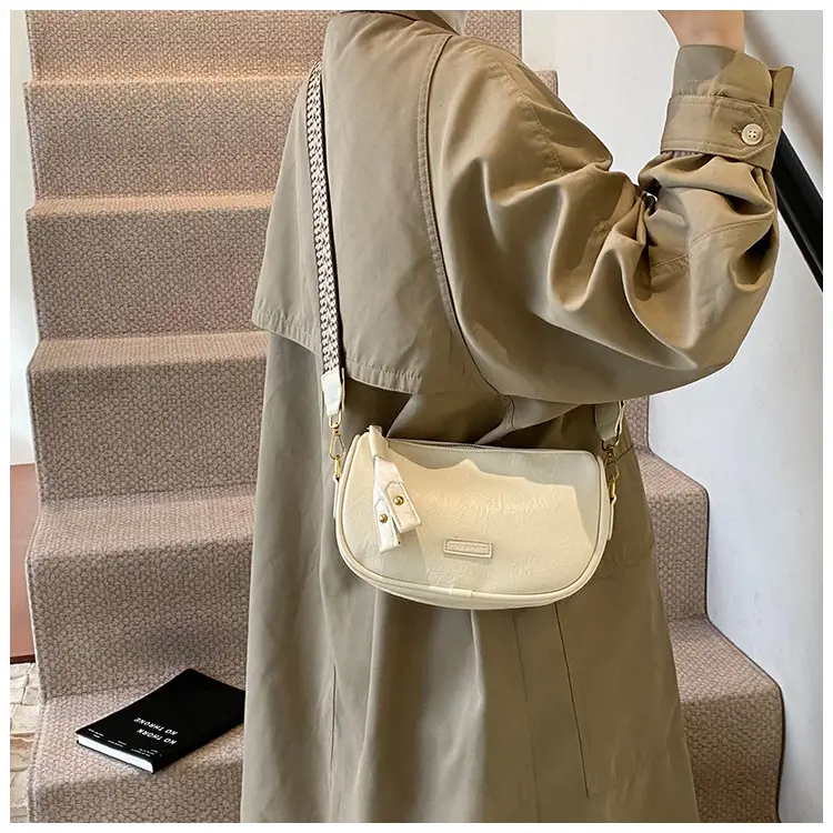 2024 Small Messenger Bag Women Brown Black White — feature 35