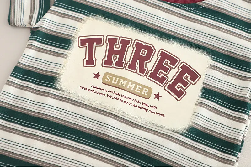 Boys Striped 2-Piece Summer Suit 1-5Yr — feature 12