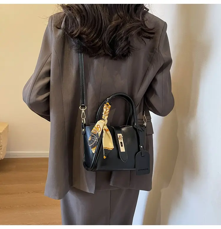 French Fashion Litchi Pattern Bucket Bag Women 2024 — feature 17
