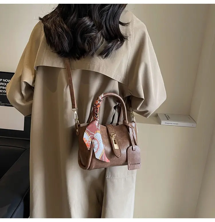 French Fashion Litchi Pattern Bucket Bag Women 2024 — feature 29
